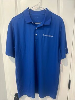 Brand New Men's Blue Nike Polo Shirt